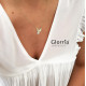 Glorria 14k Solid Gold Heart Necklace Glorria 14k Solid Gold Heart Necklace