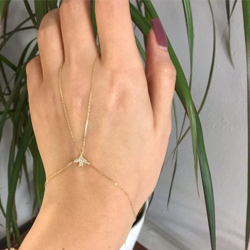 Glorria 14k Solid Gold Swallow Shahmaran Bracelet Glorria 14k Solid Gold Swallow Shahmaran Bracelet