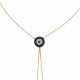 Glorria 14k Solid Gold Evil Eye Shahmaran Bracelet