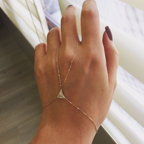 Glorria 14k Solid Gold Shahmaran Bracelet Glorria 14k Solid Gold Shahmaran Bracelet