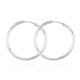 Glorria 925k Sterling Silver 4,5 cm Circle Earring