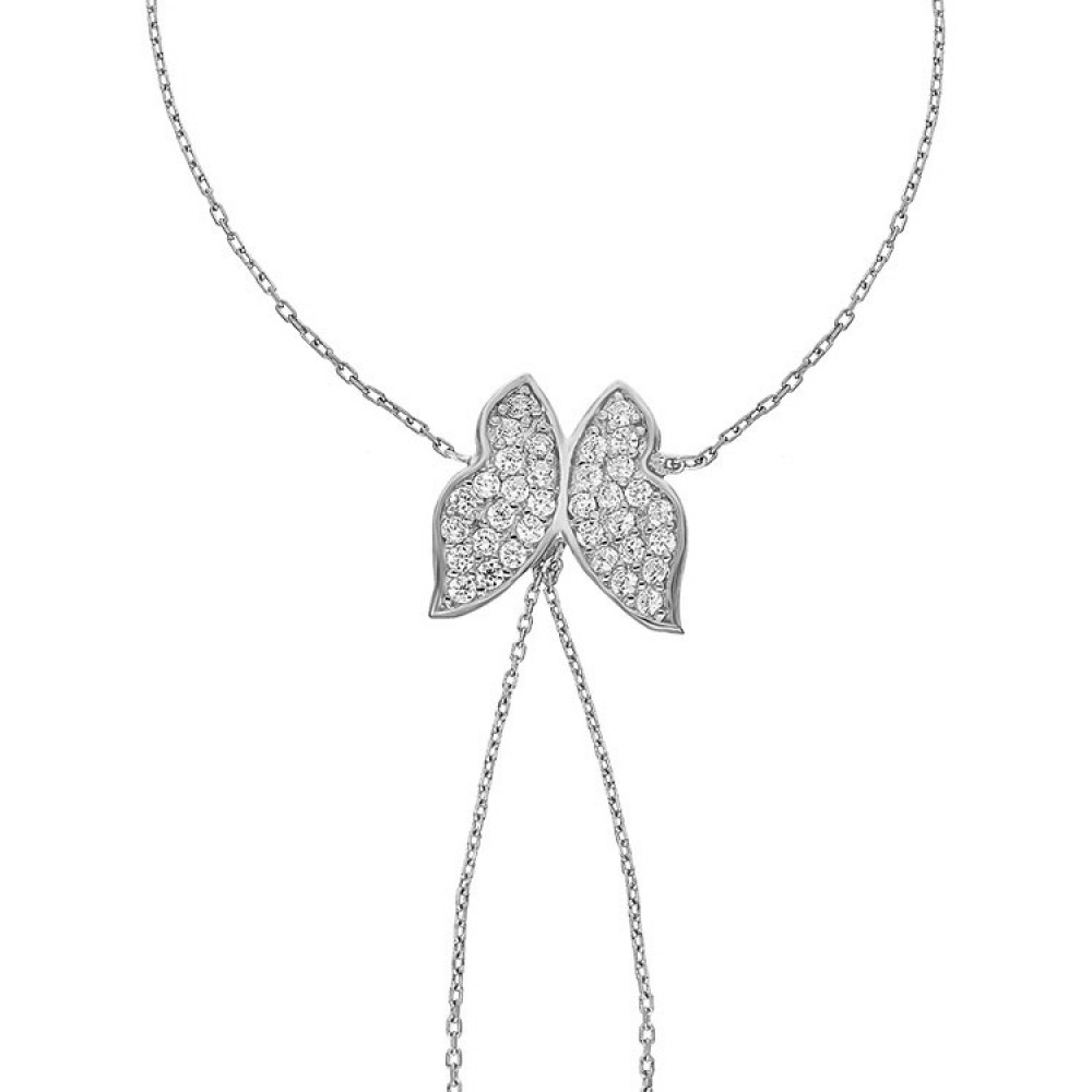Glorria 925k Sterling Silver Butterfly Shahmaran