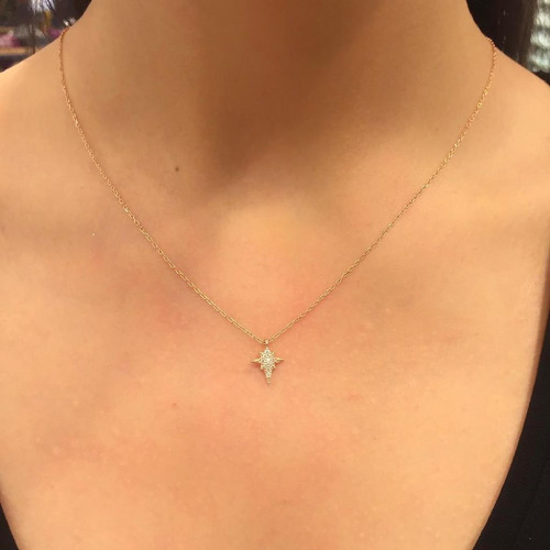 Glorria 925k Sterling Silver Polar Star Necklace Glorria 925k Sterling Silver Polar Star Necklace