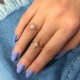 Glorria 925k Sterling Silver Polar Star Ring Glorria 925k Sterling Silver Polar Star Ring