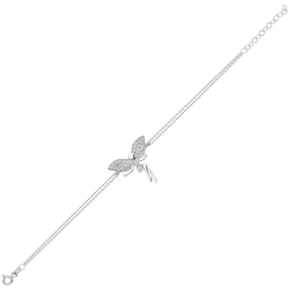 Glorria 925k Sterling Silver Angel Bracelet Glorria 925k Sterling Silver Angel Bracelet