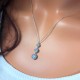 Glorria 925k Sterling Silver Shake Necklace