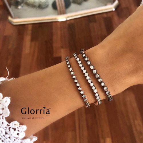 Glorria 925k Sterling Silver Waterway Bracelet Glorria 925k Sterling Silver Waterway Bracelet