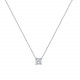 Glorria 925k Sterling Silver Solitaire Necklace Glorria 925k Sterling Silver Solitaire Necklace