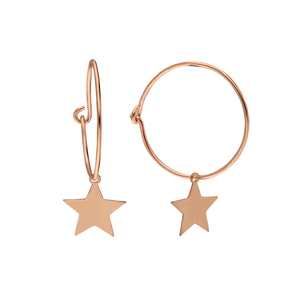 Glorria 925k Sterling Silver Star Earring