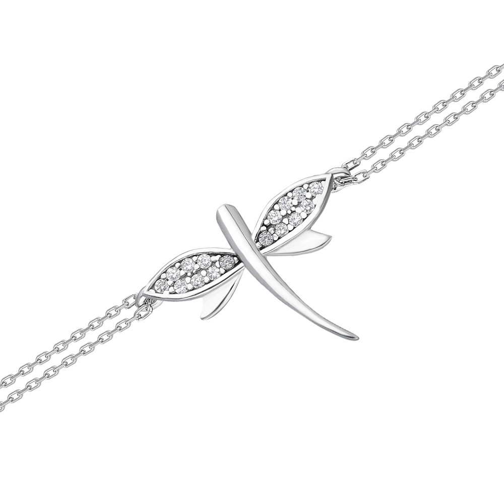 Glorria 925k Sterling Silver Dragonfly Bracelet Glorria 925k Sterling Silver Dragonfly Bracelet