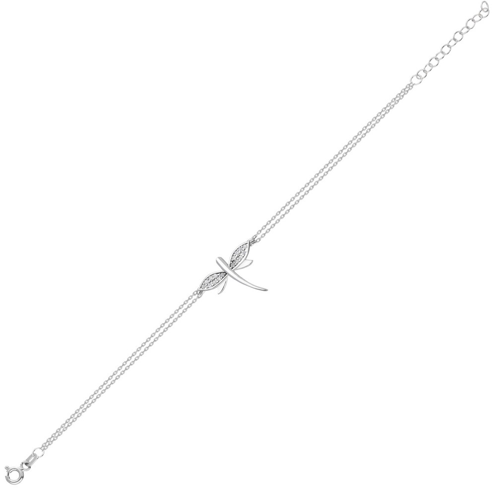 Glorria 925k Sterling Silver Dragonfly Bracelet Glorria 925k Sterling Silver Dragonfly Bracelet