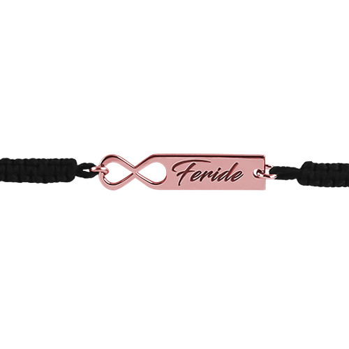 Glorria 925k Sterling Silver Personalized Rope Name Silver Bracelet Glorria 925k Sterling Silver Personalized Rope Name Silver Bracelet