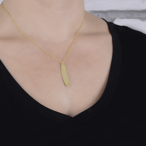 Glorria 925k Sterling Silver Personalized Name Silver Necklace GLR667 Glorria 925k Sterling Silver Personalized Name Silver Necklace GLR667