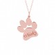 Glorria 925k Sterling Silver Personalized Name Pati Silver Necklace