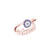 Glorria 925k Sterling Silver Personalized Name Evil Eye Silver