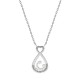 Glorria 925k Sterling Silver Personalized Name Silver Mother Baby Necklace