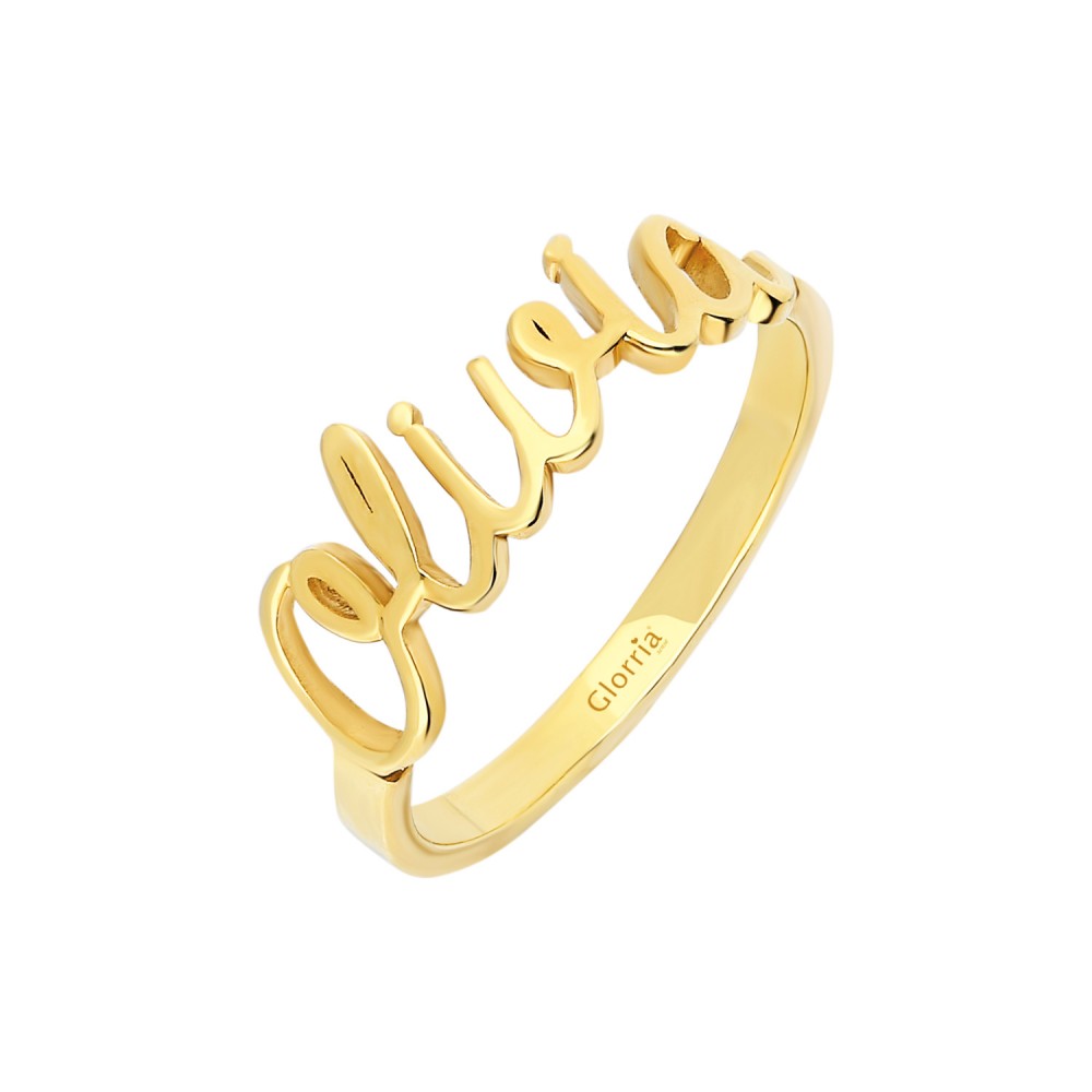Glorria 925k Sterling Silver Personalized Name Silver
