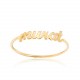 Glorria 14k Solid Gold Customize Ring