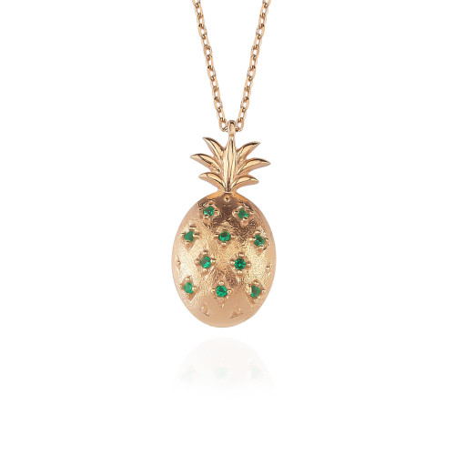 Glorria 925k Sterling Silver Pineapple Necklace Glorria 925k Sterling Silver Pineapple Necklace