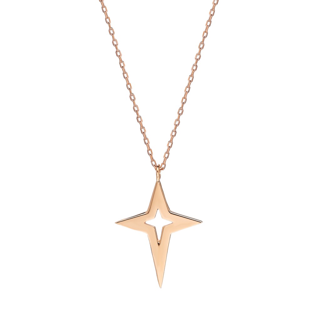 Glorria 925k Sterling Silver Polar Star Necklace Glorria 925k Sterling Silver Polar Star Necklace