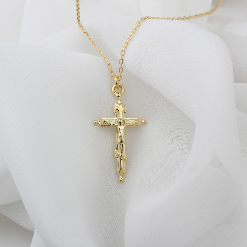 Glorria 925k Sterling Silver Cross Necklace