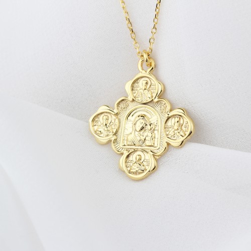 Glorria 925k Sterling Silver Virgin Mary Necklace