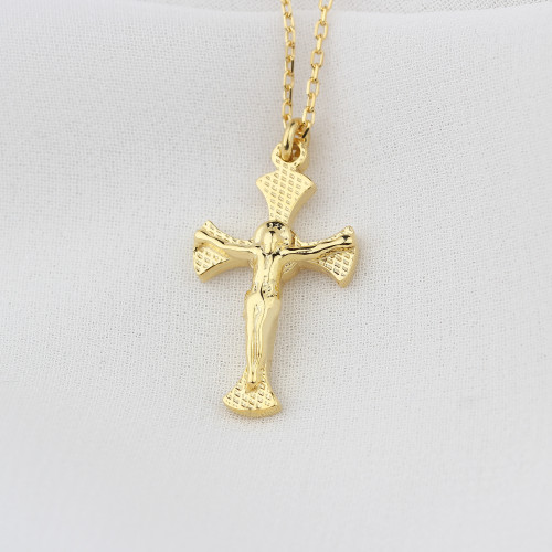 Glorria 925k Sterling Silver Cross Necklace