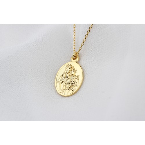 Glorria 925k Sterling Silver Virgin Mary Necklace Glorria 925k Sterling Silver Virgin Mary Necklace