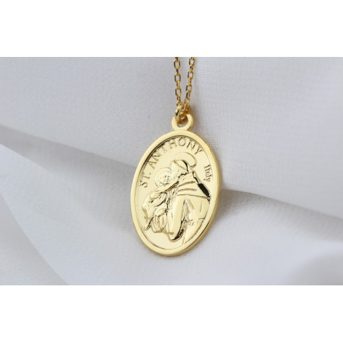 Glorria 925k Sterling Silver St. Antoine Necklace Glorria 925k Sterling Silver St. Antoine Necklace