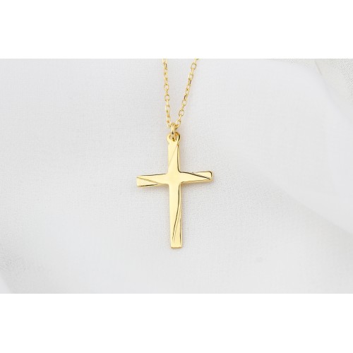 Glorria 925k Sterling Silver Cross Necklace