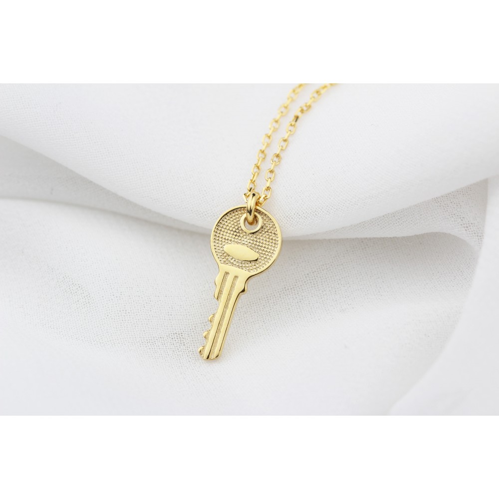 Glorria Personalized Key Necklace
