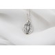 Glorria 925k Sterling Silver Virgin Mary Necklace
