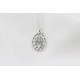 Glorria 925k Sterling Silver Virgin Mary Necklace