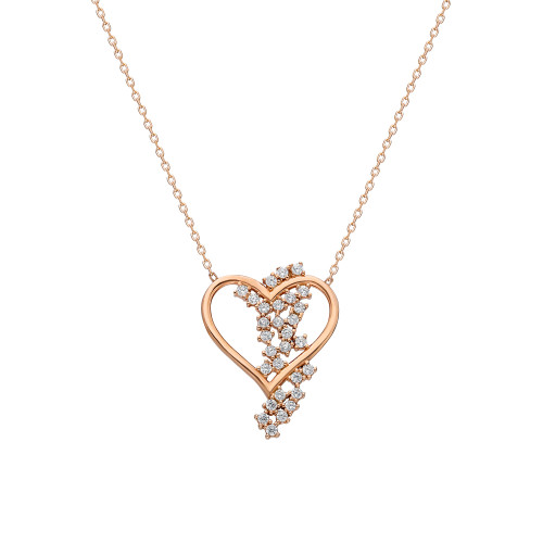 Glorria 925k Sterling Silver Heart Necklace Glorria 925k Sterling Silver Heart Necklace