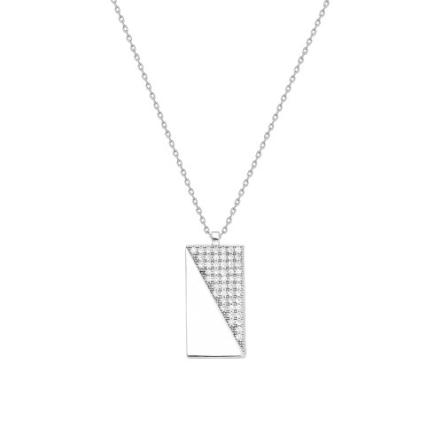 Glorria 925k Sterling Silver Geometric Necklace Glorria 925k Sterling Silver Geometric Necklace