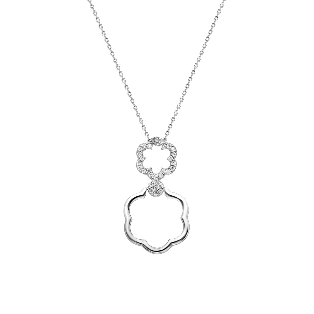 Glorria 925k Sterling Silver Fantasy Necklace