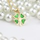 Glorria 925k Sterling Silver Clover Necklace