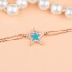 Glorria Silver Pave Star Bracelet
