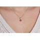 Glorria 925k Sterling Silver Ladybug Necklace