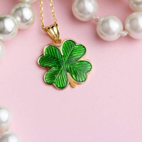 Glorria 925k Sterling Silver Clover Necklace Glorria 925k Sterling Silver Clover Necklace