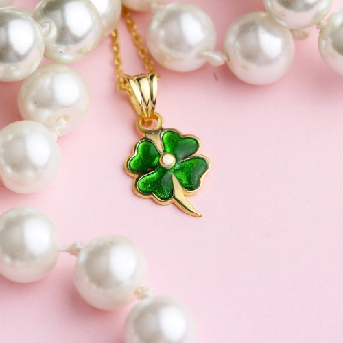 Glorria 925k Sterling Silver Clover Necklace Glorria 925k Sterling Silver Clover Necklace