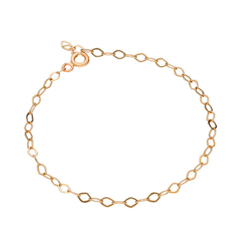 Glorria 925k Sterling Silver 15 cm Rose Extension Chain