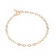 Glorria 925k Sterling Silver 15 cm Rose Extension Chain