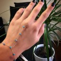 Solid Gold Hand Chain