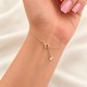 Glorria 14k Solid Gold Circle Disc Hand Chain Glorria 14k Solid Gold Circle Disc Hand Chain