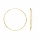 Glorria 14k Solid Gold 4,5 cm Hoop Earrings
