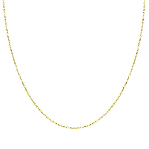 Glorria 14k Solid Gold 30 Micron Yellow Forse Chain Glorria 14k Solid Gold 30 Micron Yellow Forse Chain