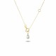 Glorria 14k Solid Gold Luck Necklace