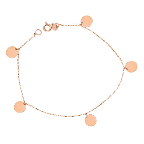 Glorria 14k Solid Gold Plate Bracelet Glorria 14k Solid Gold Plate Bracelet