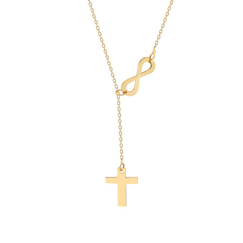 Glorria 14k Solid Gold Hac Necklace Glorria 14k Solid Gold Hac Necklace